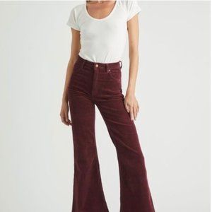 Rolla's East Coast Cord Flare Jeans - Bordeaux